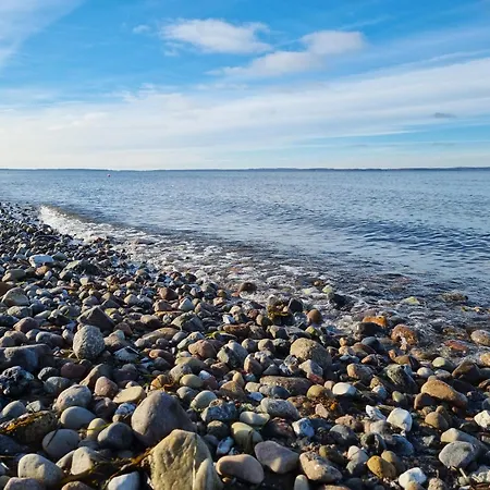 Panoramic Sea View In An Idyllic Landscape